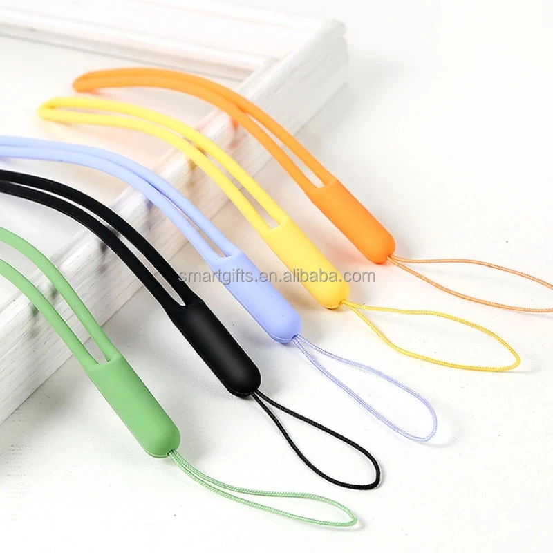 New Arrival 1 Color Silicone Lanyard Mobile Holder
