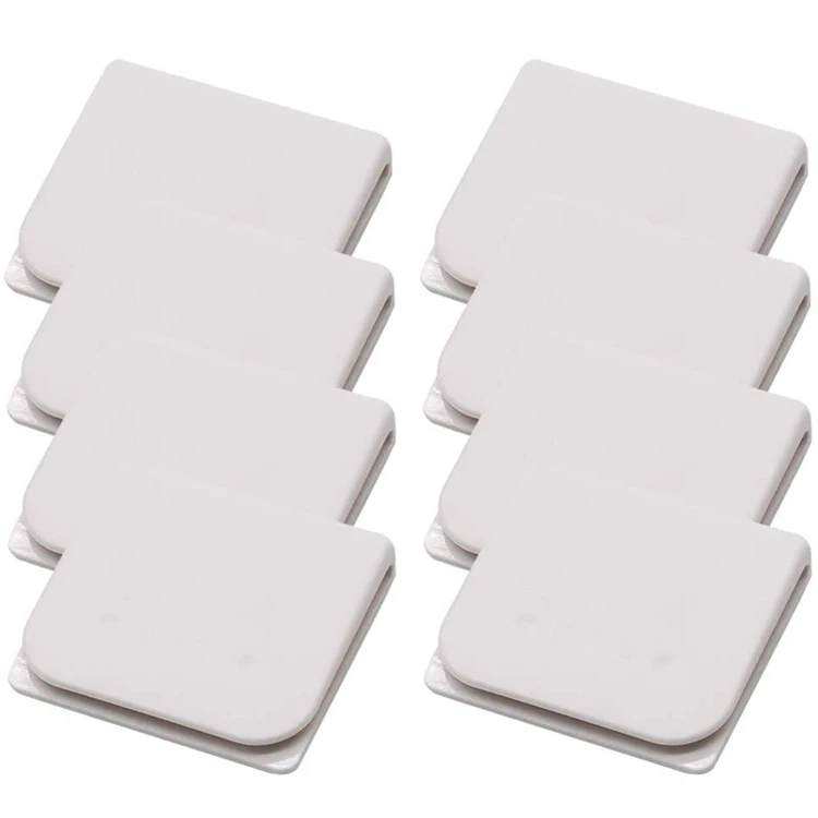 Jutye bathroom  Windproof Stop Protect Adhesive Shower Curtain Splash Guard Curtain Clip