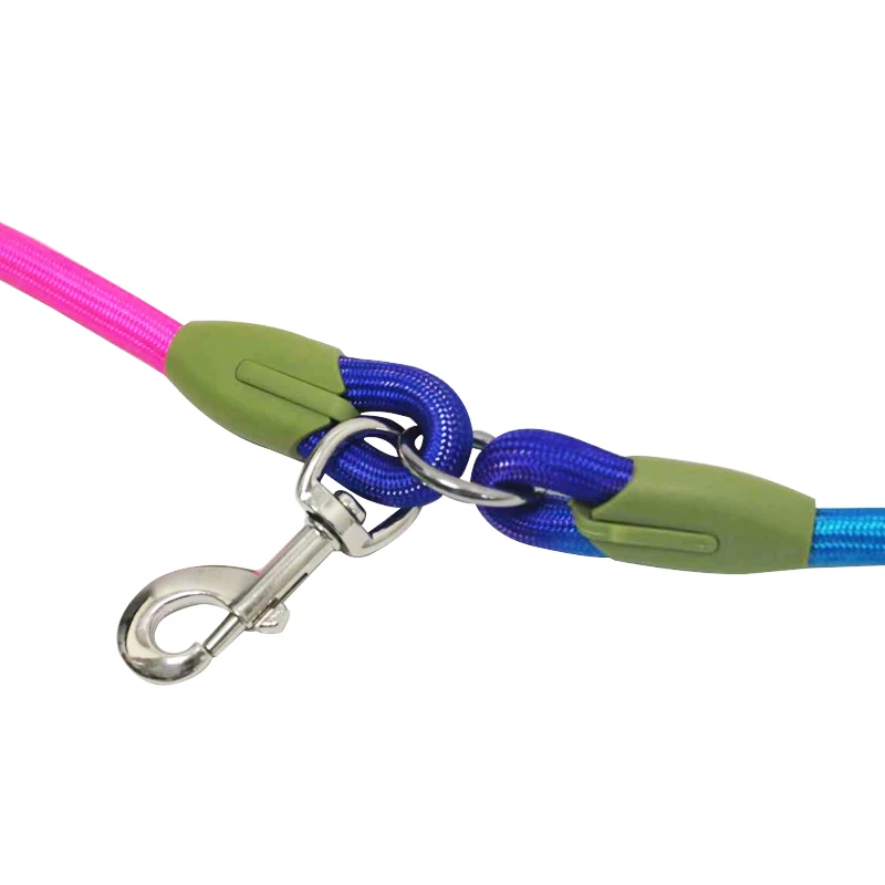 Soft & Comfortable Six-Action Dog Training Pet Leash with Multi-Function Snap Hook Hands-Free for Dog Controlling