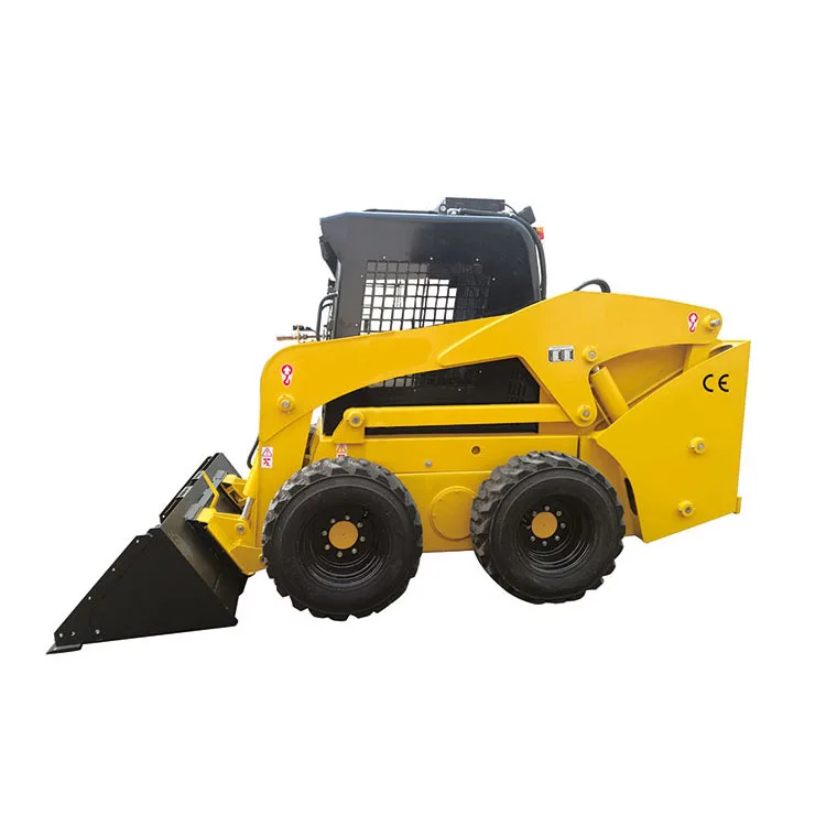 TS125 High Power Loader Crawler Skid Steer Loader With 0.6m3 Bucket