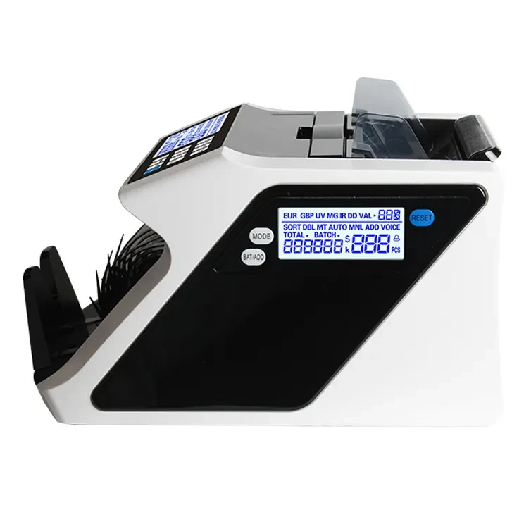Money Counting Machine TZS KWD MAD UGX Bill Counters Financial Equipment Currency Counter Banking Equipment Counterfeit Detector