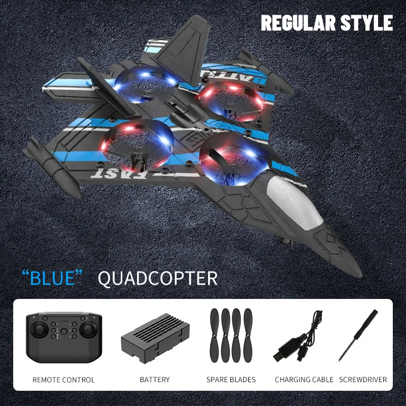 2023 Dowellin 2.4G RC Airplanes Toy Airplane Remote Control Drone with Camera 4K for Kids