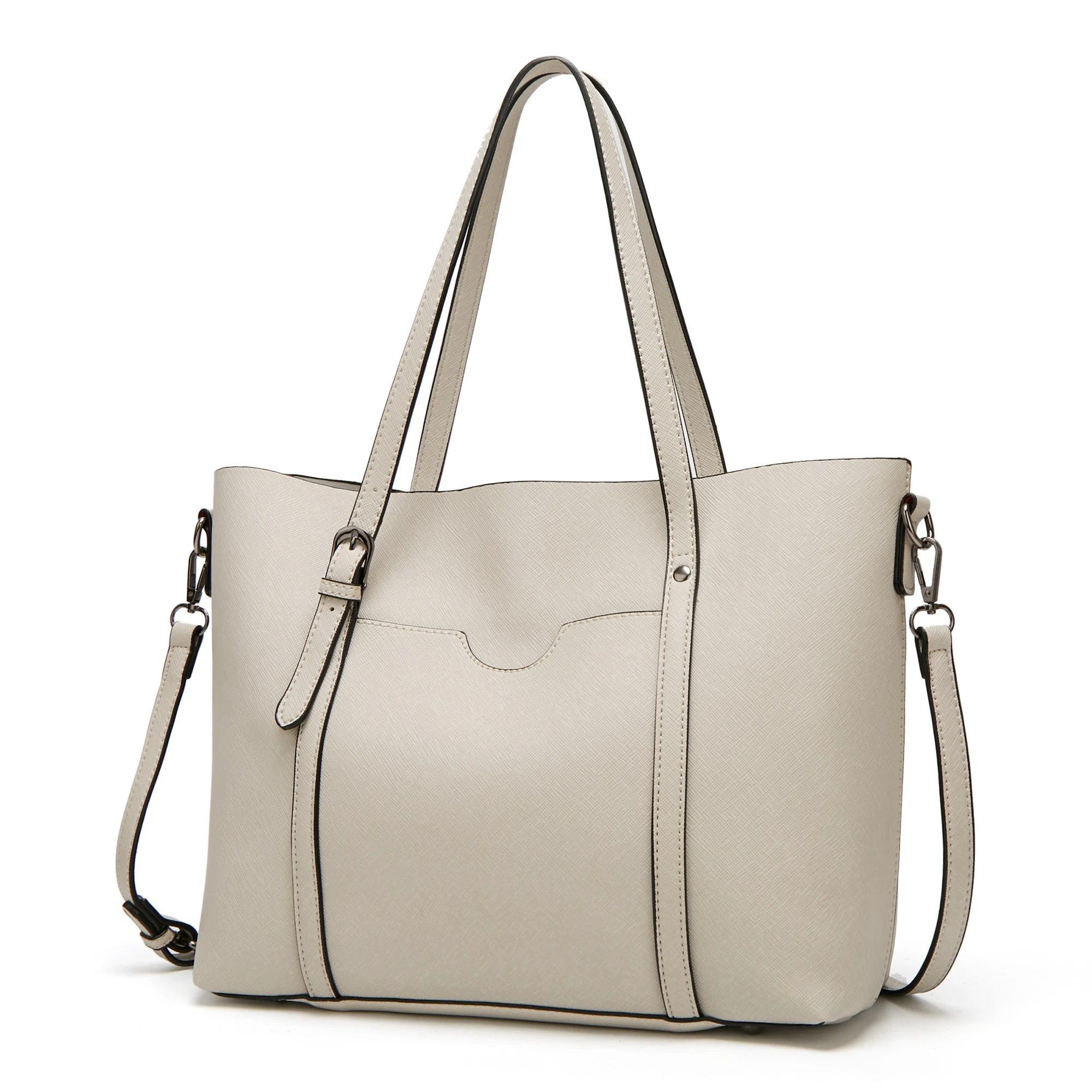 
Новое поступление 2021, разноцветная вместительная Повседневная женская большая сумка-тоут для покупок с передним карманом 