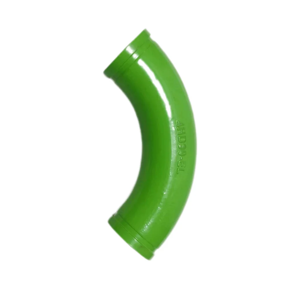 Putzmeister / Schwing / Sani spare parts DN125 R275 90D Concrete Pump Elbow With Flange Joint