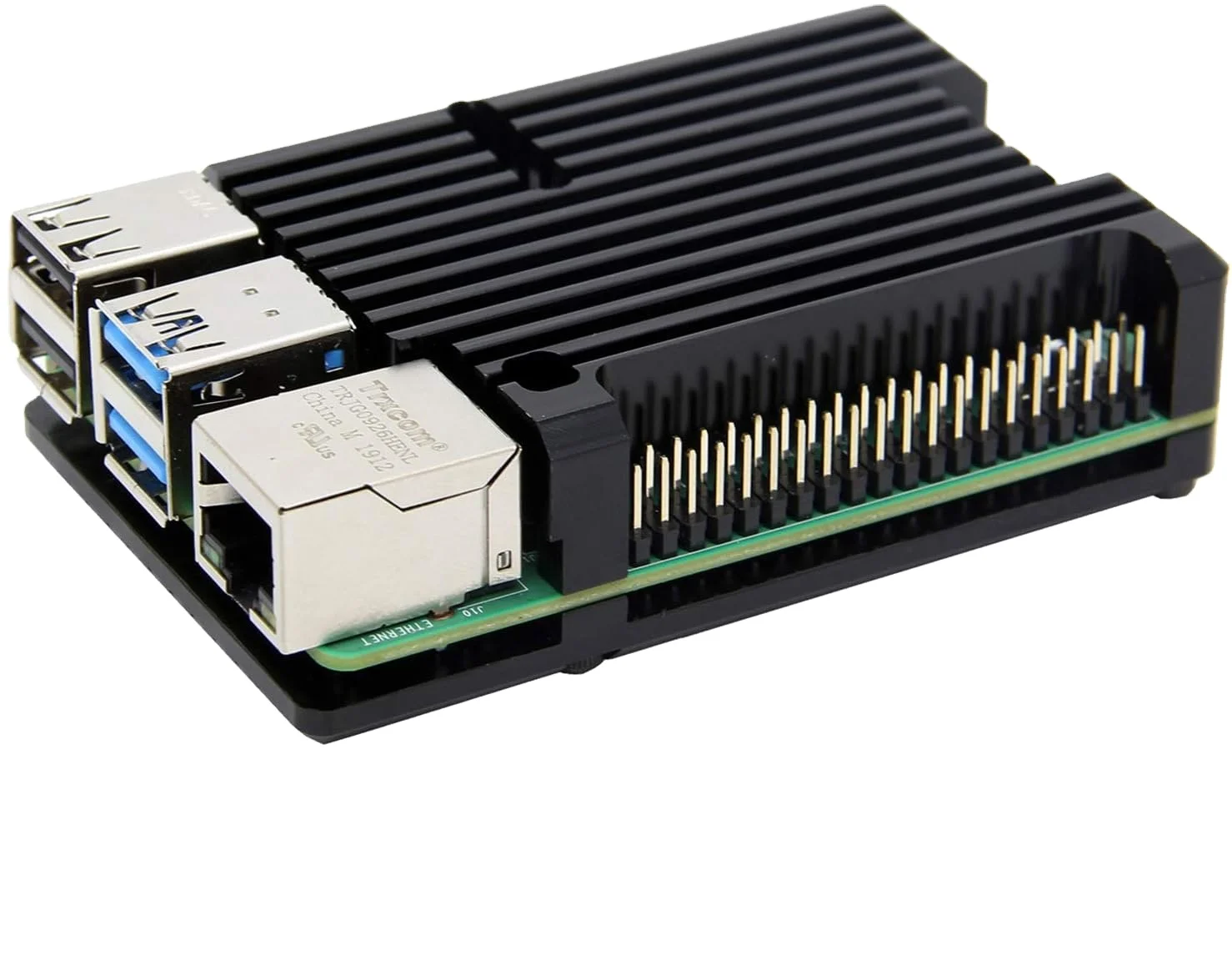 Aluminum Alloy Raspberry Pi 4  Case Pi 4 Computer Model B Housing Passive Cooling Case Compatible with Raspberry Pi  4BB