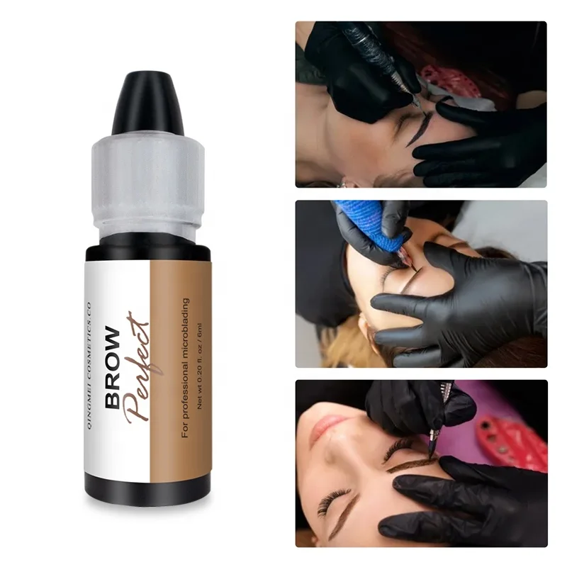 Private Label Microblading Pigments Eyebrows Tattoo Eyebrows Permanent Makeup Tattoo Color Ink Eyebrow Inks