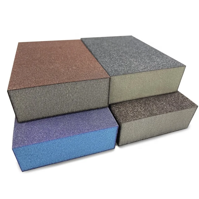 High density  Flexible Manual Sanding Sponge Block Abrasive Block Foam Abrasive block