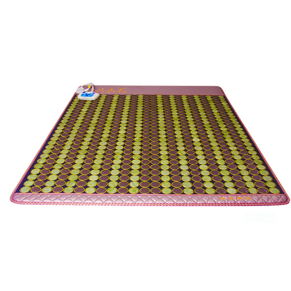 
 Лидер продаж на amazon Акупунктура аккупунктурный германиевый Турмалин термальный корейский керамический массажный нефритовый матрас  