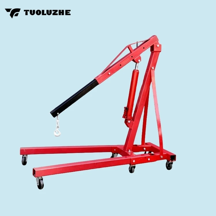 Heavy lifting and hoisting tool 2 ton foldable shop crane with engine stand