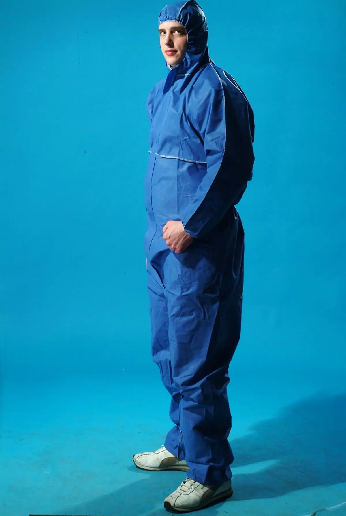 Disposable Non Woven Coverall Working Uniform with Flame or Fire Resistant Treatment