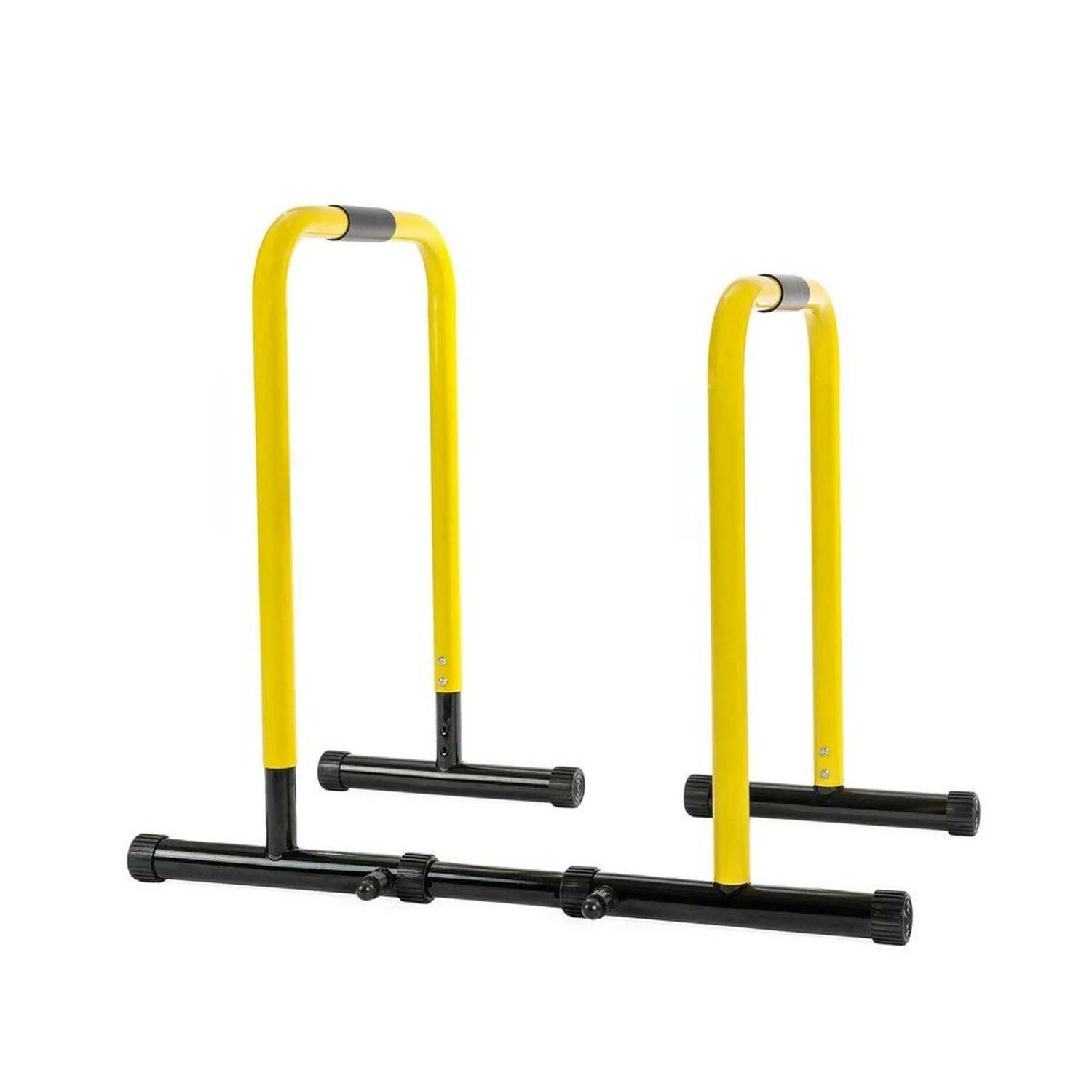 Adjustable Home Gym Fitness Dip Bars for Push-Ups and Gymnastics Steel and Metal with ABS Material for Sale