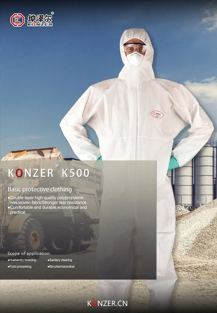 coverall work wear coverall type 5 6 nonwoven protect clothing coverall suit disposable