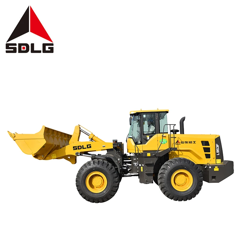 SDLG official Hydraulic 5 ton wheel loader 4 tons L953F with 3.0m3 bucket excavator dredge pump