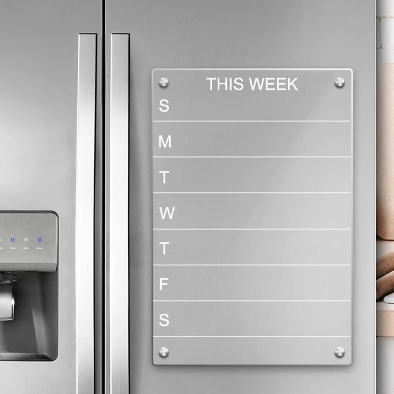 Wholesale Custom Logo Magnetic Whiteboard Acrylic Dry Erase Board For Fridge