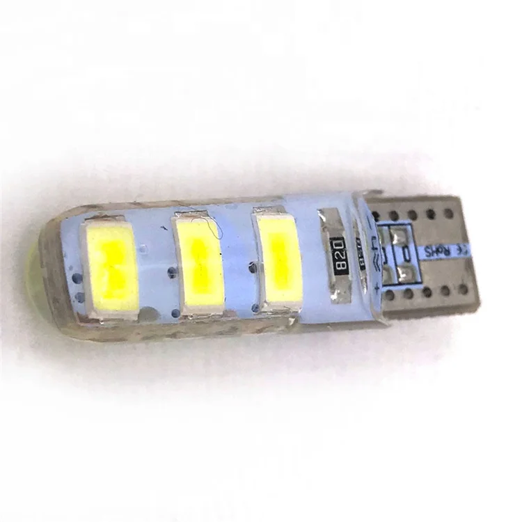 Customization Super Bright DC12V T10 5630 6 LED Bulbs Reverse Light W5W 194 Auto Width Lights White T10 Led For Cars