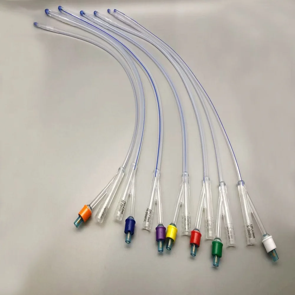 Individual Package urethral catheterication kit 2 way adult silicone foley catheter kit
