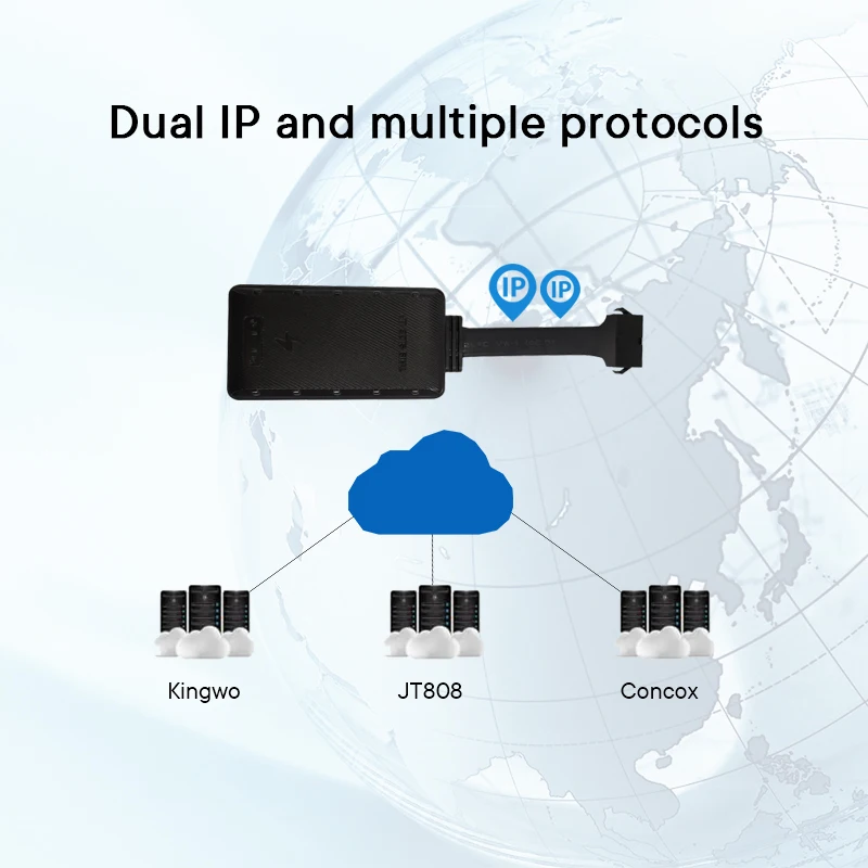 GPS Tracker for Trucks with 4G Connectivity Fleet Management & Remote Control history trace geo fence vehicle tracker