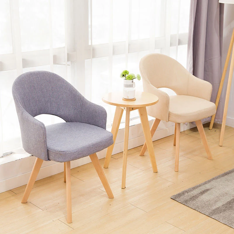 Hot sale  living room furniture luxury navy Nordic modern arm chair wooden legs pu leather sofa chairs for living room