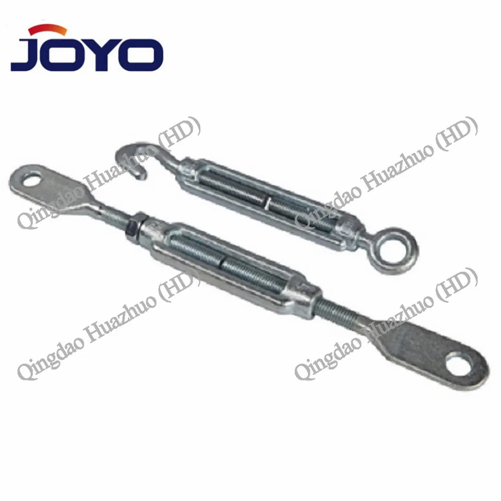 turnbuckle,High quality DIN1480 galvanized drop forged eye hook turnbuckle,ISO9001:2015,CE certification...