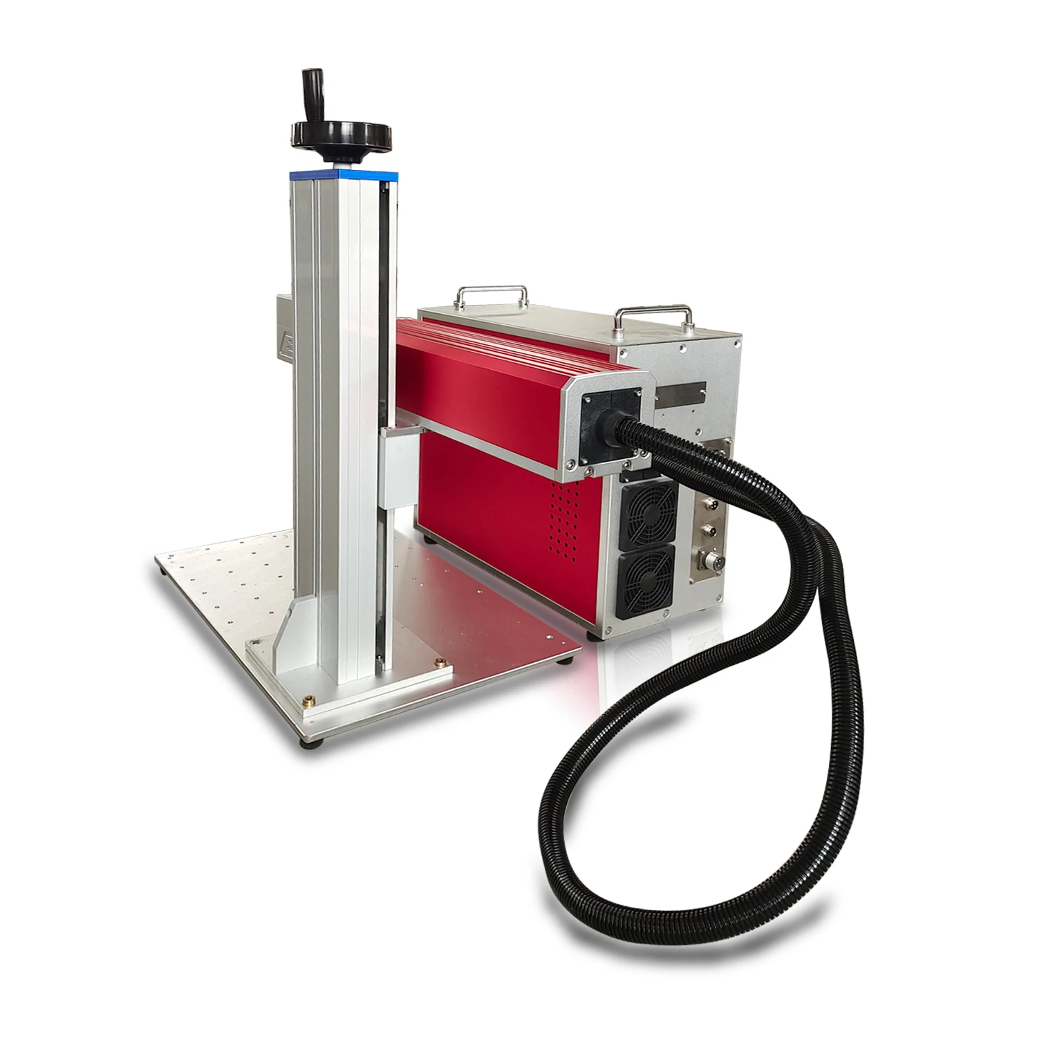 Laser Fiber 50W Raycus 50QB with 110*110mm Size Lens RC1001 Sino Glavo Scanner EZCAD Control Lightburn Software Bottle Rotatory
