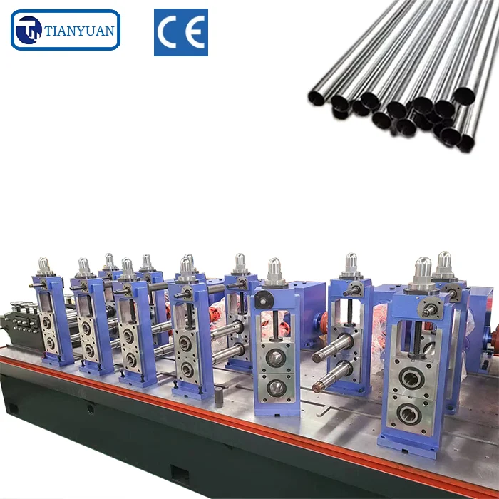 Made in China carbon steel precision erw square pipe production line