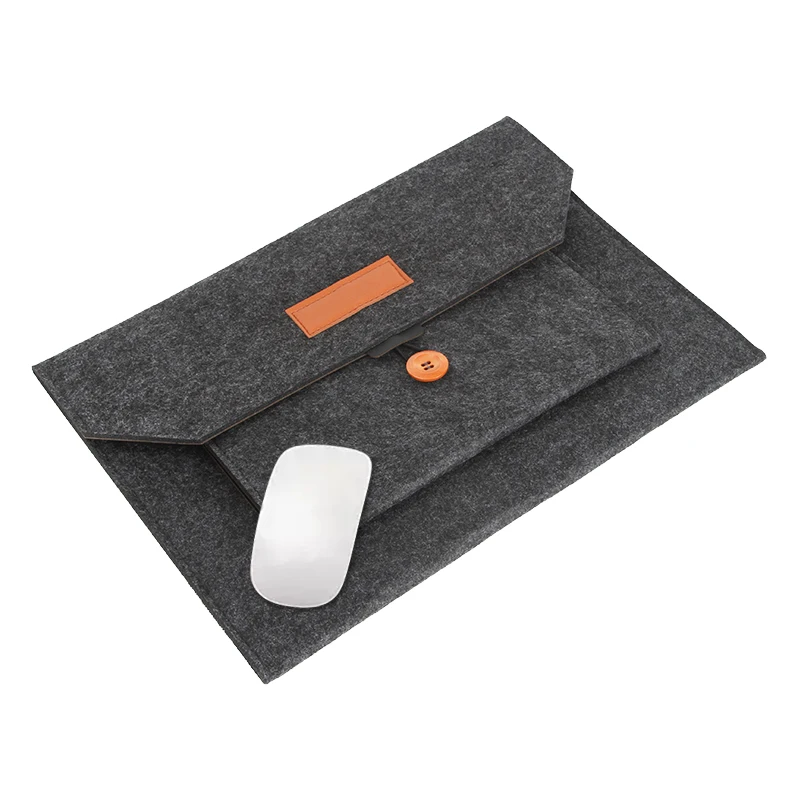 HongJun custom briefcase felt bag business laptop fashion Official document bag for men women formal occasion