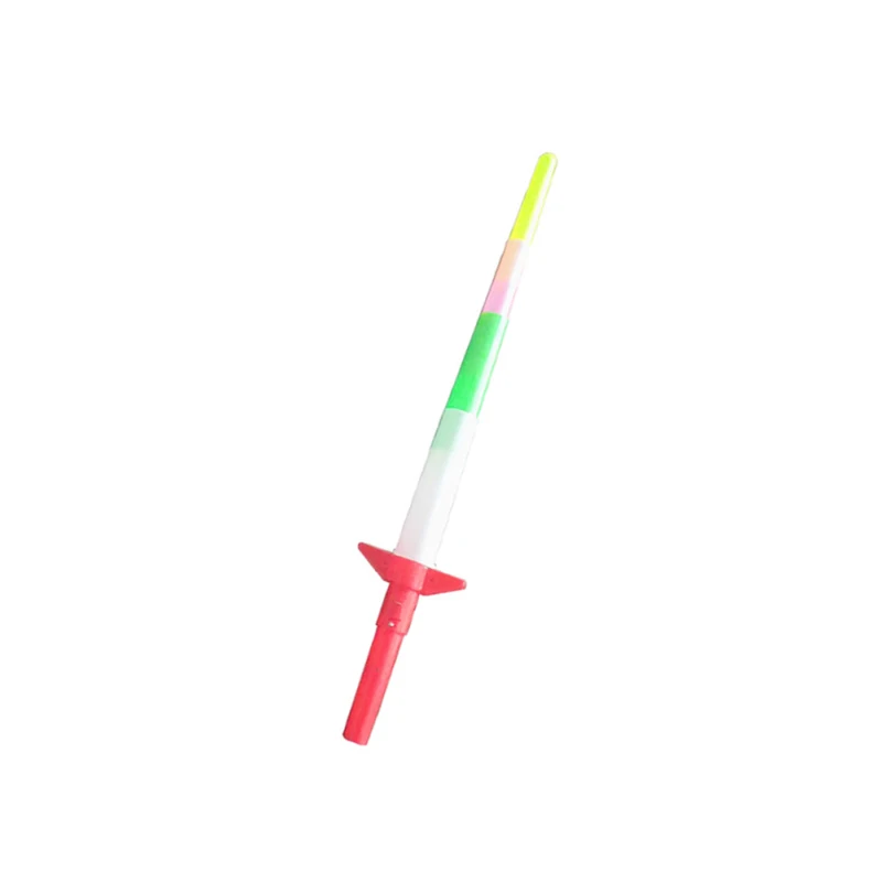 Cheap Plastic Folding Led Sword Wand Toy Multicolor Flashing Light Up Colorful