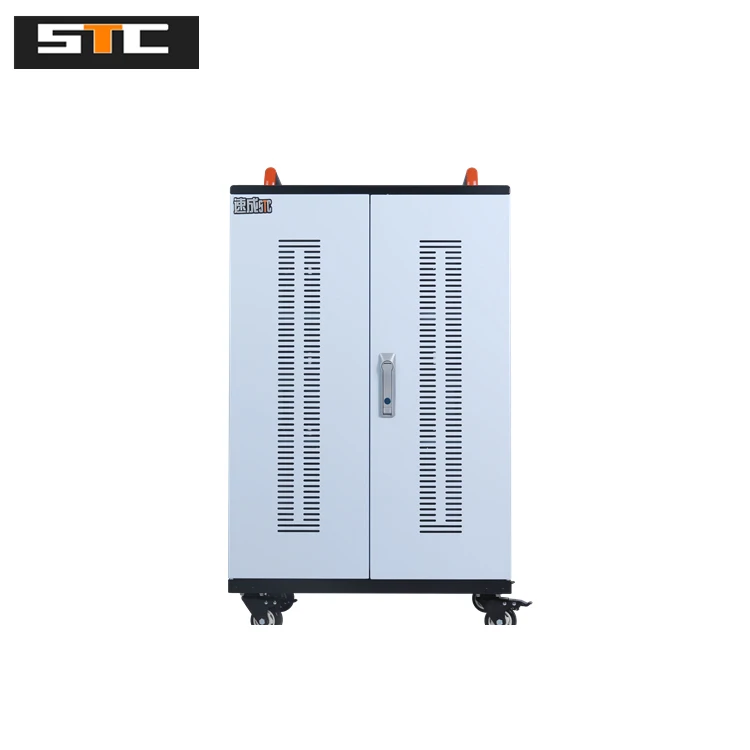 
Usb Cold Rolled Steel Door Storage Carts Lock Mobile Laptop Charging Cabinet/cart 