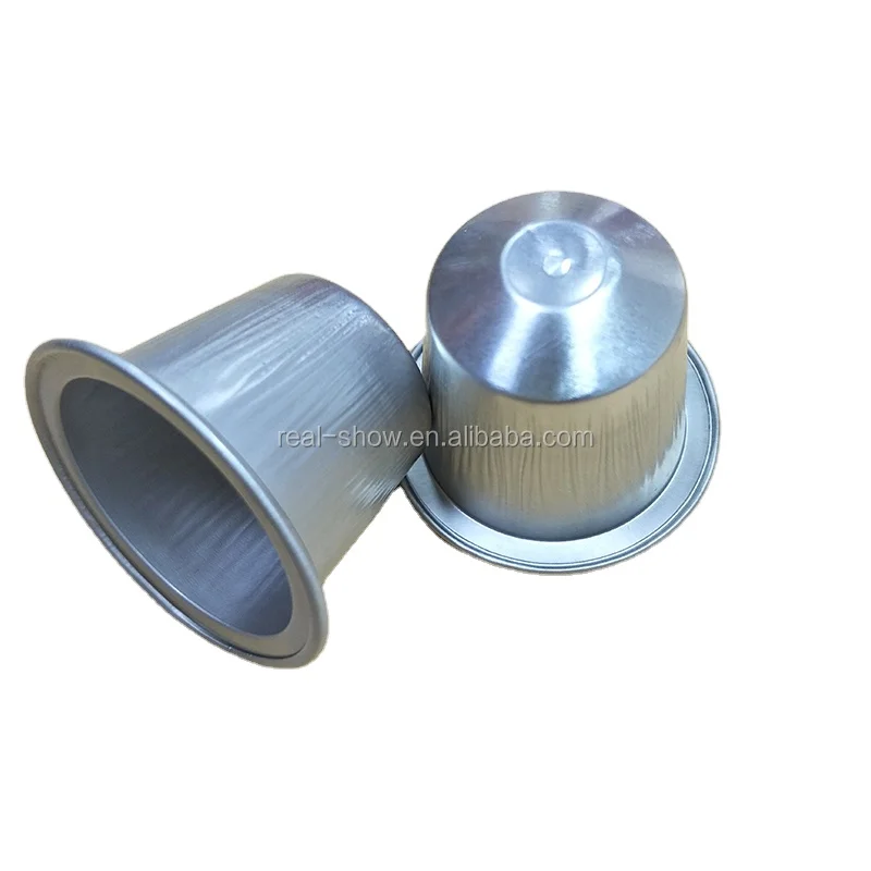 Round aluminium foil aluminium coffee capsule for Nespresso