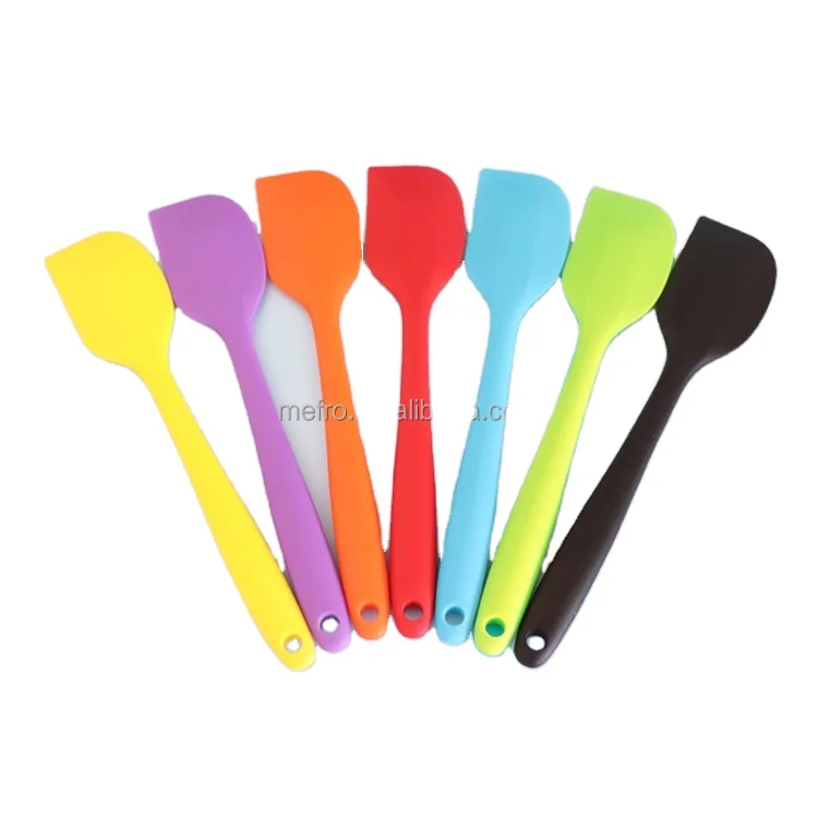 
High quality professional food grade Silicone Scraper Spatula set for cooking and baking Non Stick Cookware Kitchen Tools 