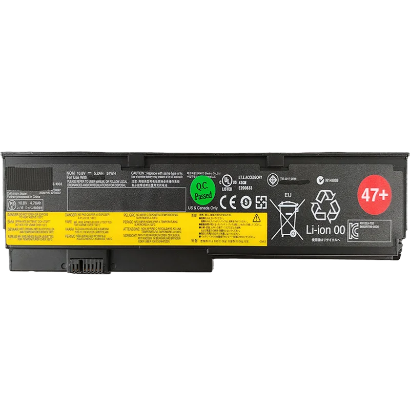 
li-ion ICR18650 10.8V 4400mAh 57WH new X200 X200s X201i 47+ 42T4649 42T4537 for Lenovo laptop battery X201 