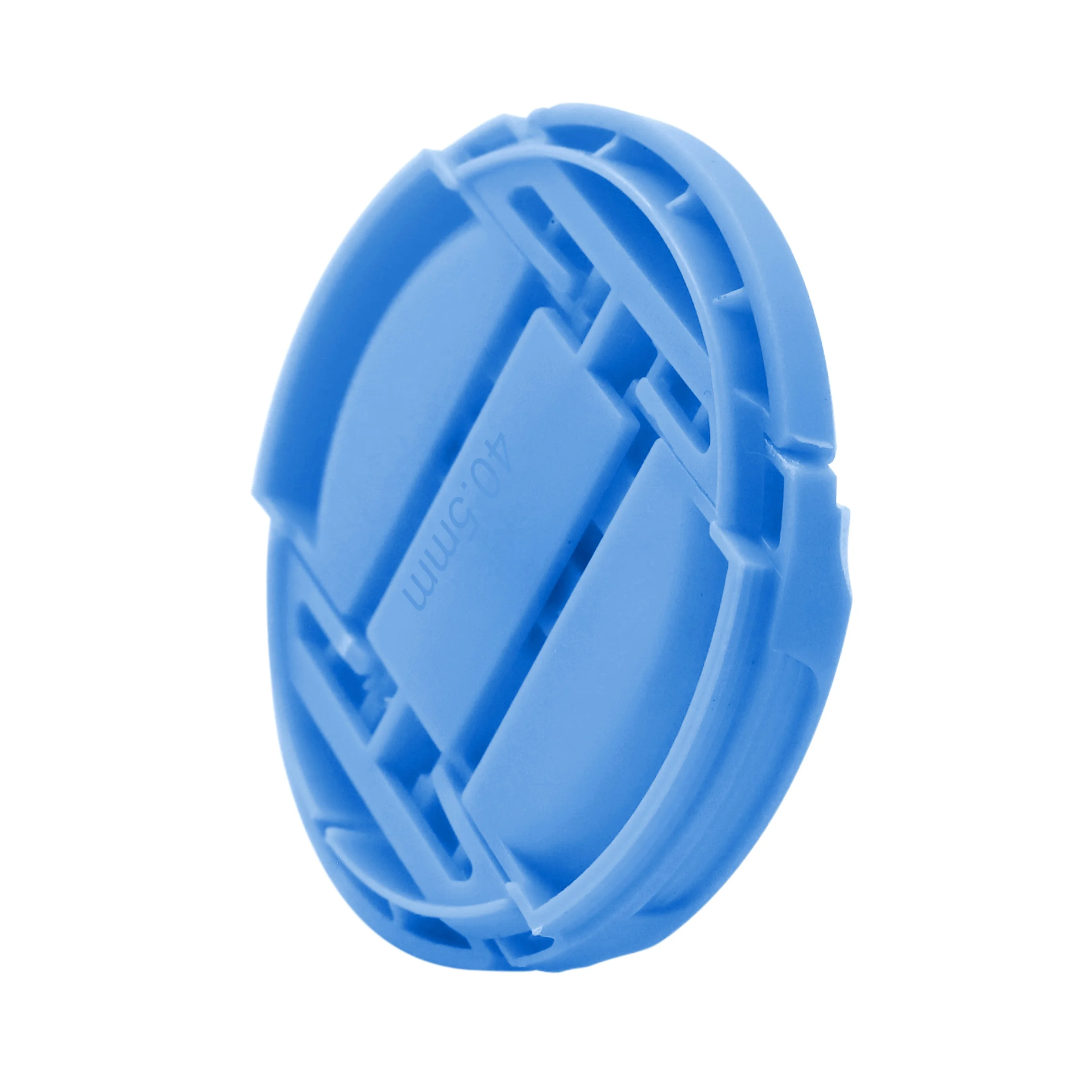 40.5mm Center Pinch Snap-on Lens Cap for Canon forNikon forSony forTamron Camera Plastic Blue Digital Single Lens Reflex Camera 