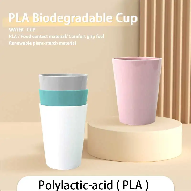 Reusable travel cup Biodegradable PLA travel mug portable 15oz/420ML Cup dishwasher safe plastic tumbler custom logo drink cup