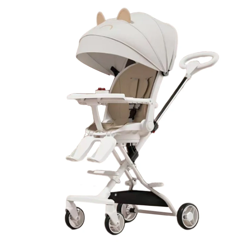 Best Quality Pushchair Stroller High Landscape Baby Stroller Portable Folding Adjustable Stroller