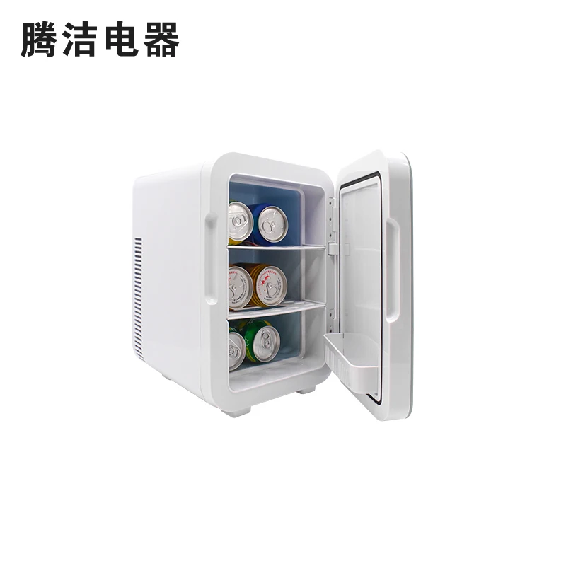 amazon hot selling 10L Car Refrigerator Mini Fridge Cosmetic 12V Mini Coolers Portable Car Fridge double peltier