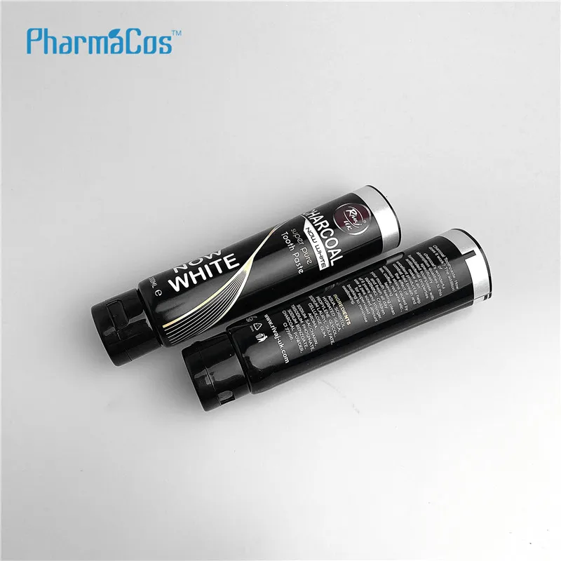 Black  cosmetic plastic tube cream  aluminum cosmetic tubes