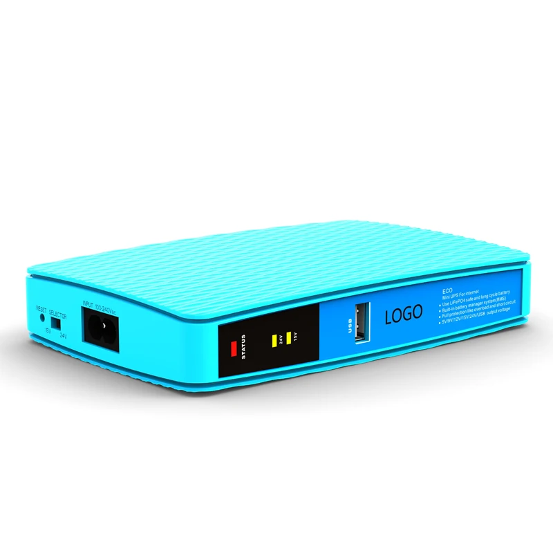 Микро DC UPS 18 Вт 8000 мАч роутеры poe wifi ups аккумулятор резервный источник