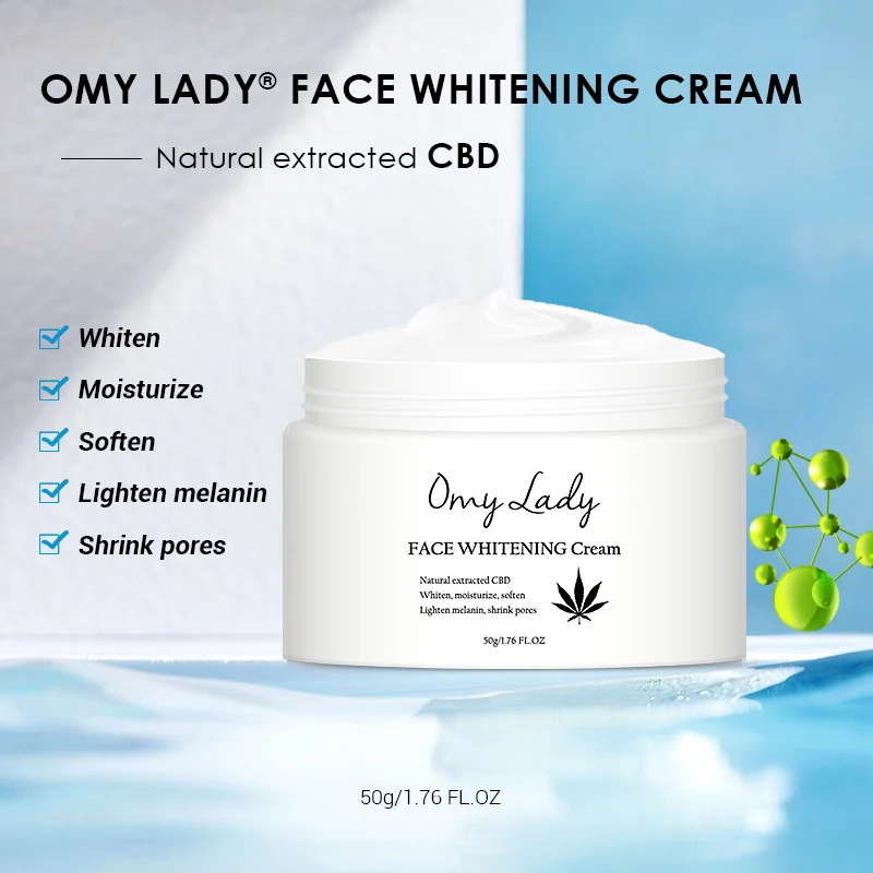 omy lady hemp oil skin care kit face and body whitening cream