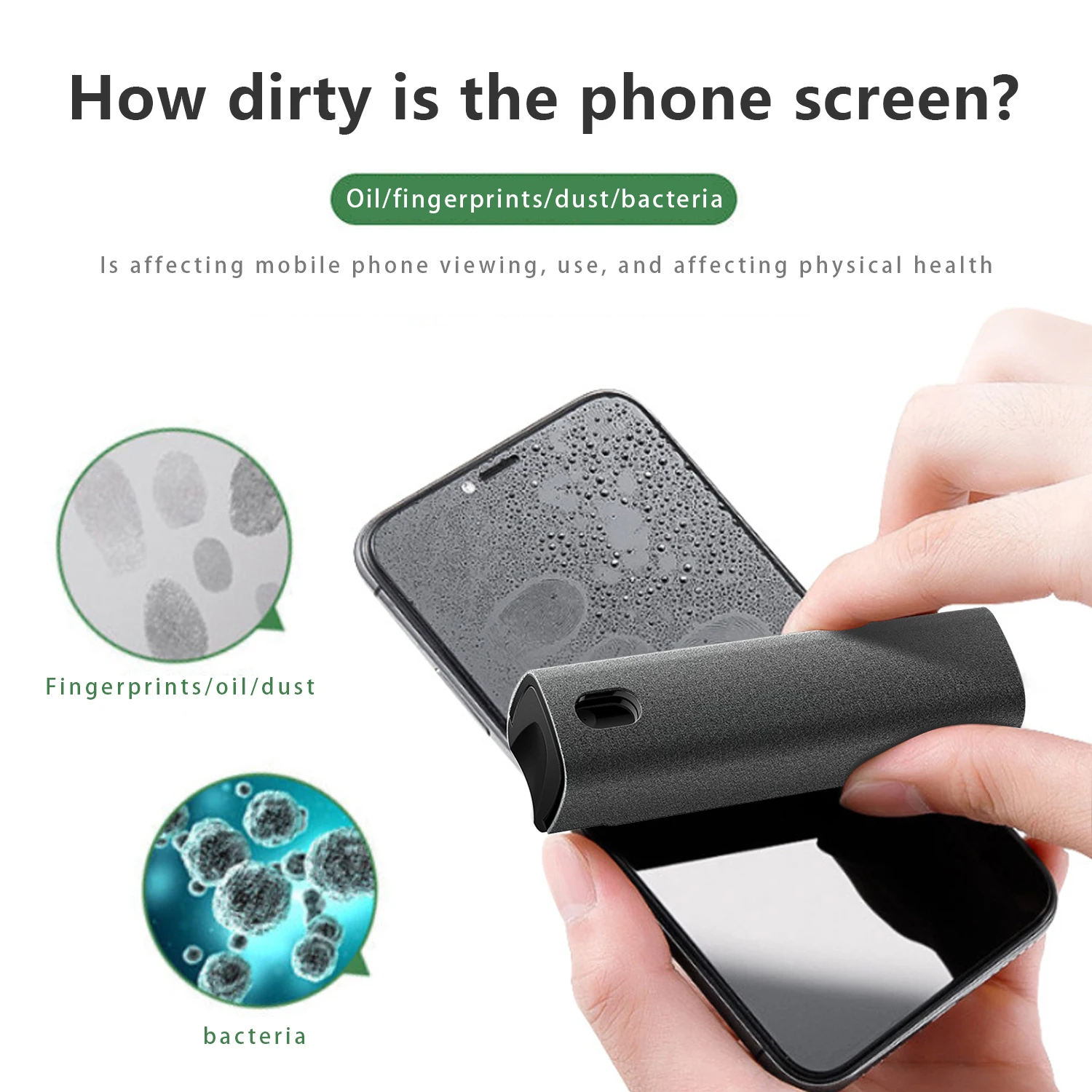 All-in-One Screen Cleaner Spray Wipes phone screen spray cleaner for Laptop and Tablet Screens