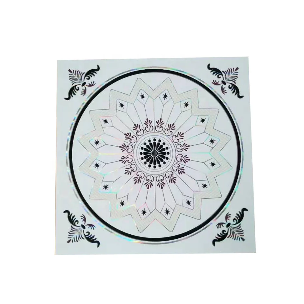 Wholesale Modern PVC Ceiling Panel Customized Color Waterproof Function Square Interior Decoration Board Square Ceiling Tile