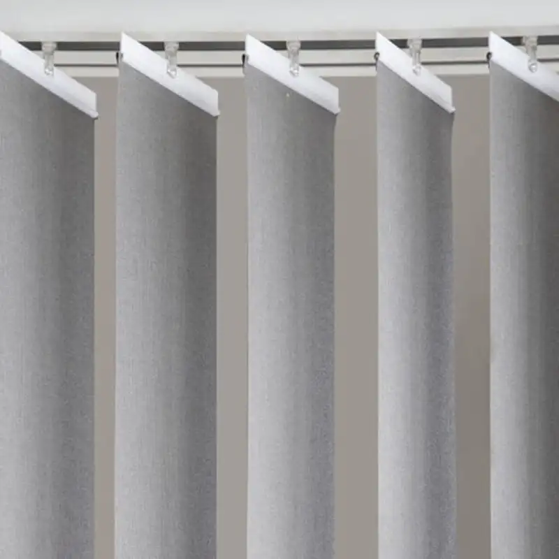 Various colors of motorized fabric vertical blinds fabric 89mm cheap white