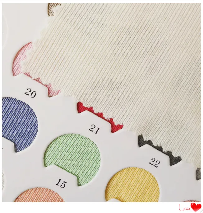 hot sale cotton poly spandex stretch custom rib knit fabric polyester knitted fabric