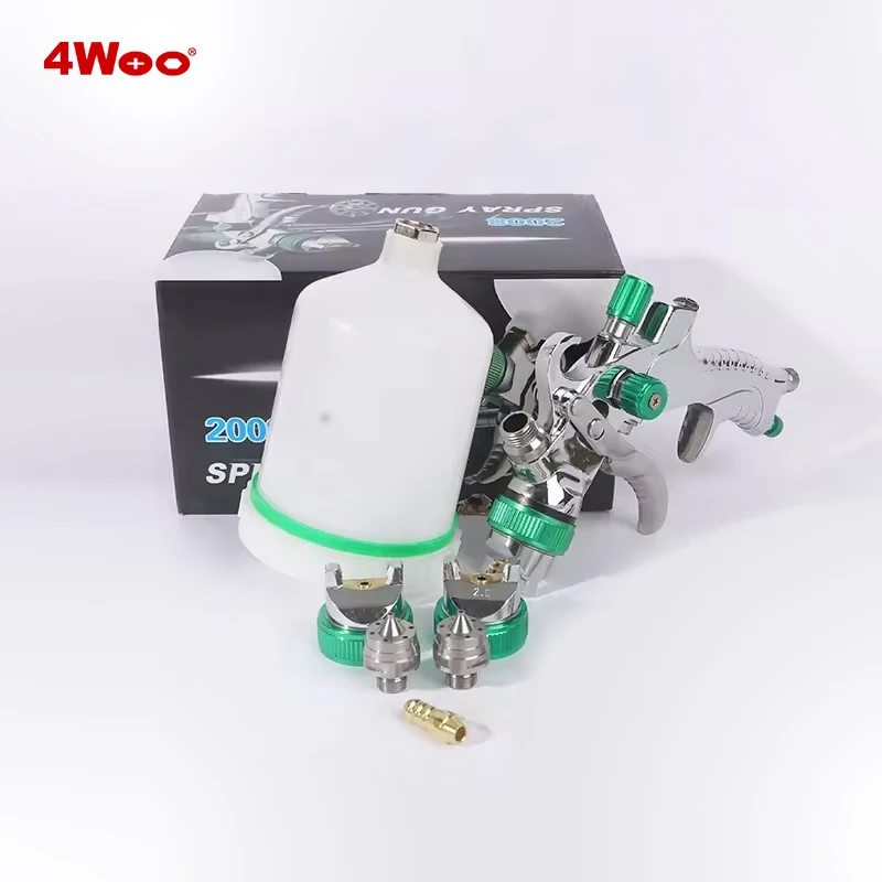 Handheld Lightweight HVLP Paint Spray Gun 1.4mm 1.7mm 2mm 600cc Car Painting Fine Detail Hvlp Air Spray Gun