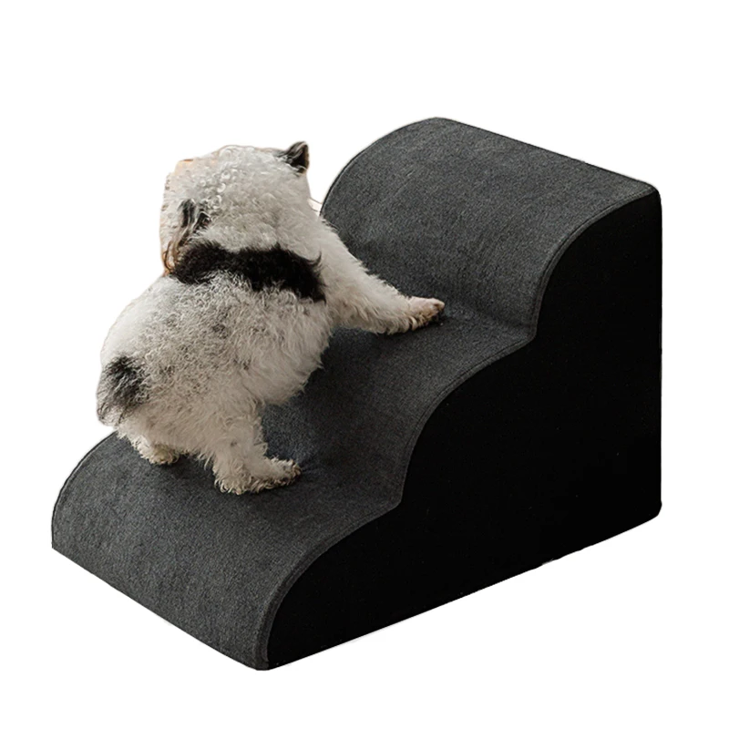 Eco-Friendly Non-Toxic Detachable Washable Sponge Climbing Ladder 3-Layer or 4-Layer Pet Cat Dog Stairs for Indoor Playground