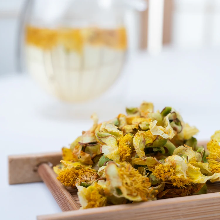 Organic Food Grade Freshly Bulk Loose Tea Dried Camellia Rose Flavor Health-Supporting Herbal Slimming Flower Tea Box Cup