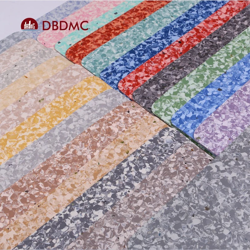 VOC-Free Anti-Bacterial SPC Flooring Roll Modern Homogeneous Vinyl for Hospitals 3D Model Design Solution gym floor mats