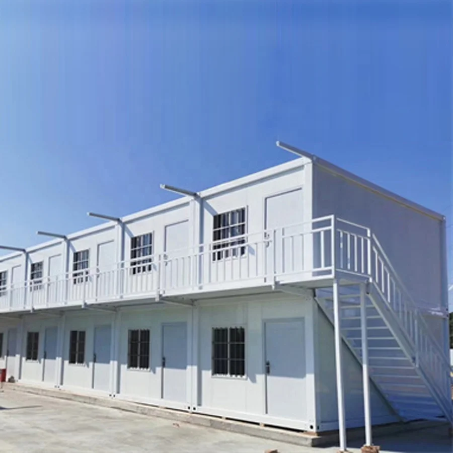 China Modern 2 Stories Prefab Light Steel Loft Trailer Travel Mobile Modular Mini Tiny House