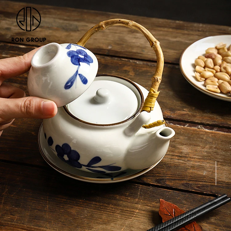 Hot selling custom japanese dinnerware wholesale ceramic tea sets with teapot