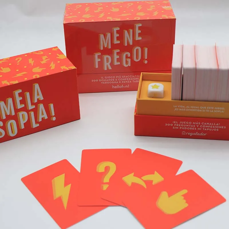 Customized Question Game Cards Printing Board Game Cards Wholesale  Deck Tarot Cards Carta De tarot