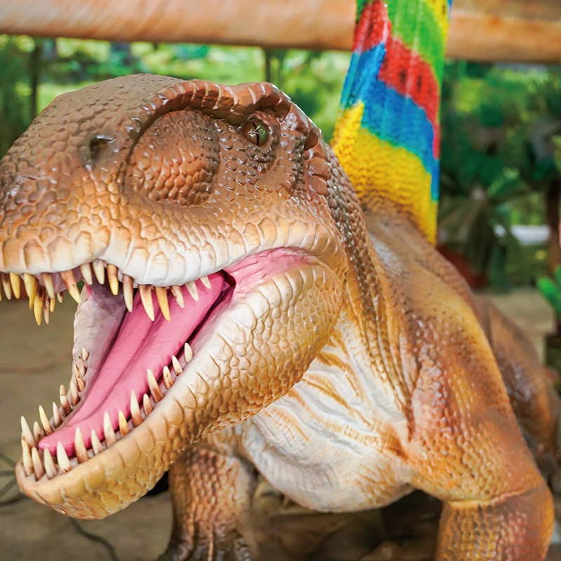 Dimetrodon Realistic Dinosaur Costume Jurassic World Automatic Outdoors Theme Park Animatronic Model Robotic